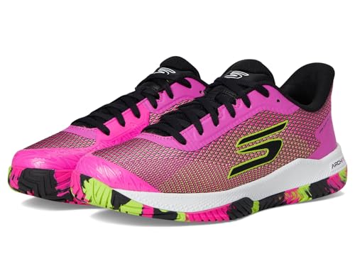Skechers Women's Pickleball Viper Court Pro 2.0 Sneaker, Hot Pink, 8.5 Medium
