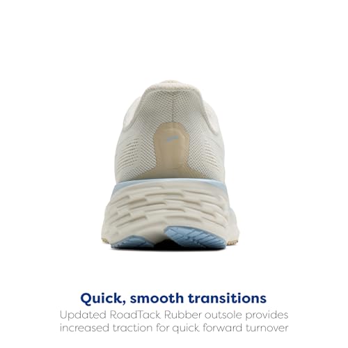 Brooks Women’s Launch 12 Neutral Running Shoe - Coconut/Sand/Skyway - 7 Medium