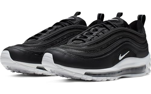 Nike Men's Air Max 97 Trail Running Shoes, Black/White, 8.5