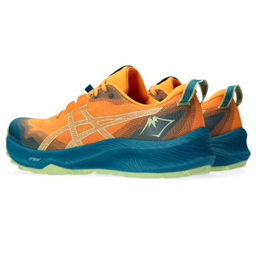 ASICS Men's Gel-Trabuco 12 Running Shoes, 7, Stadium Orange/Cool Matcha