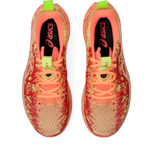 ASICS Women's Noosa TRI 16 Running Shoe, 6.5, Orange Glow/Flash RED