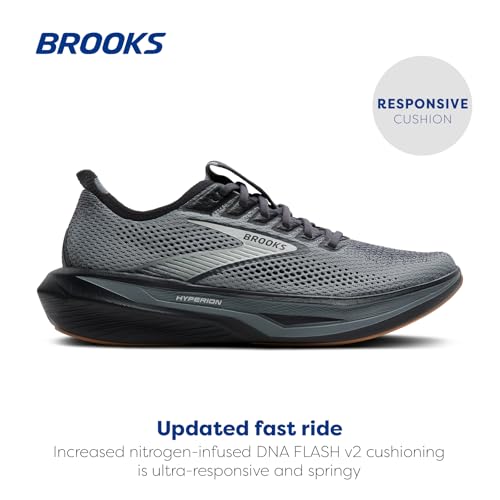 Brooks Men’s Hyperion 3 Neutral Running Shoe - Primer/Ebony/Oyster - 11 Medium