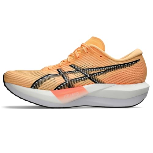 ASICS Unisex Magic Speed 5 Running Shoes, 4M / 5.5W, Orange Glow/Black