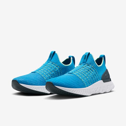 Nike React Phantom Run Flyknit 2 Men's Road Running Shoes (CJ0277-402, Blue Orbit/Vapor Green/Deep Ocean/Blue Orbit) Size 12