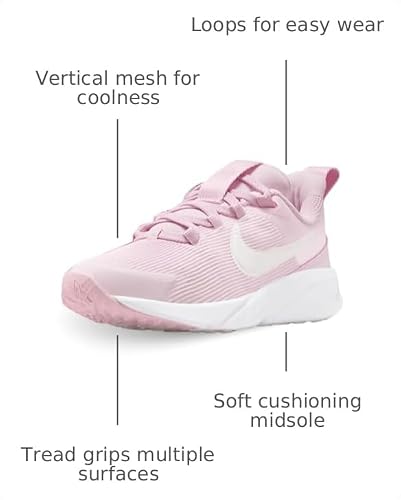 Nike Star Runner 4 (DX7614-602,Pink Foam/Summit White-White) Size 11