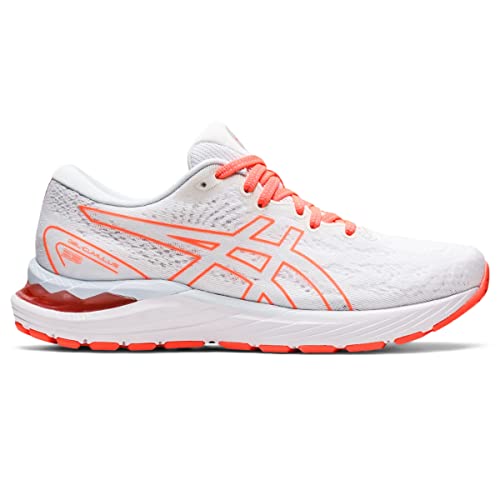 ASICS Women's Gel-Cumulus 23 Running Shoes, 10, White/Sky