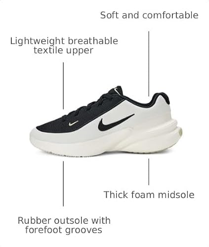 Nike Women's Uplift SC Shoes, Sail/Black-Life Lime, 7.5