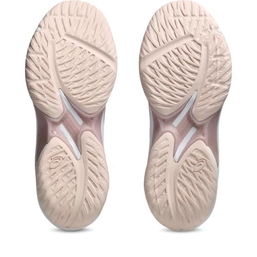 ASICS Women's Beyond FlyteFoam Volleyball Shoes, 8, White/MORGANITE