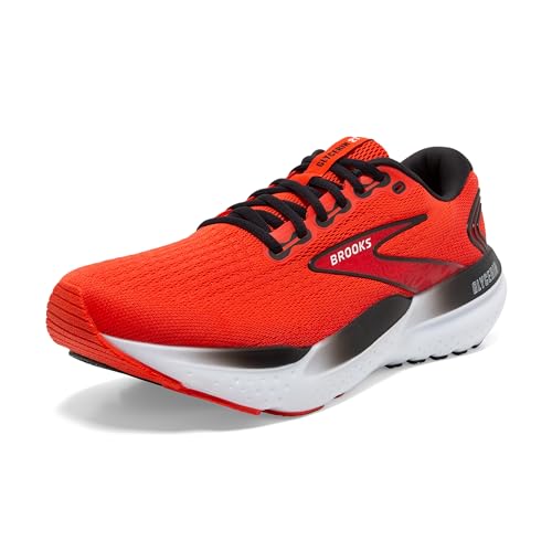 Brooks Men’s Glycerin 21 Neutral Running Shoe - Grenadine/Salsa/Black - 8 Medium