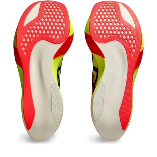 ASICS Unisex METASPEED Sky Running Shoes, 5M / 6.5W, Safety Yellow/Black
