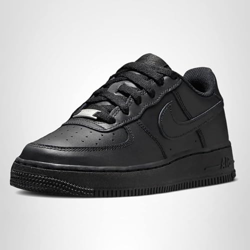 Nike Air Force 1 LE Big Kids' Shoes (FV5951-001, Black/Black-Black-Black) Size 5.5