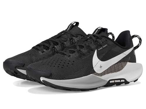 Nike Womens Pegasus Trail 5 Black/White/Anthracite/Wolf Grey 8 Medium