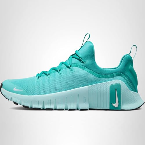 Nike Women's Free Metcon 6 Bleached Turquoise/White/Washed Teal/Teal Tint/Black 5.5 Medium