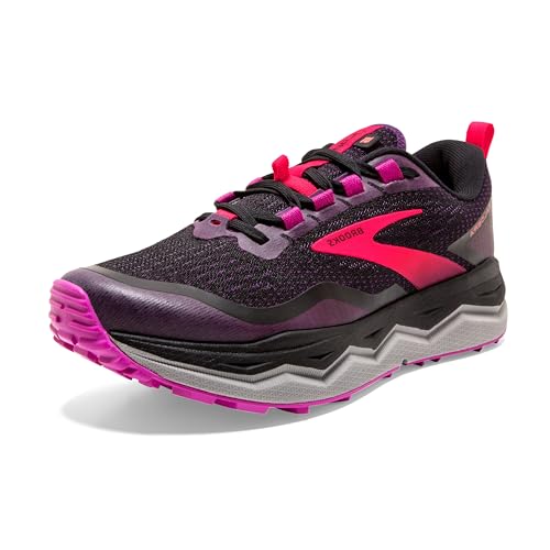 Brooks Caldera 5 Women's Trail Running Shoe - Black/Fuschia/Purple - 5.5