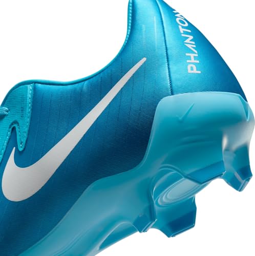 Nike Phantom Gx Academy Df Fg/Mg, Men's Sneaker, Blue Fury White, 11.5 US