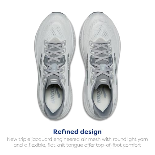 Brooks Men’s Ghost 18 Neutral Running & Walking Shoe - Primer Grey/Oyster Mushroom - 10.5 Wide