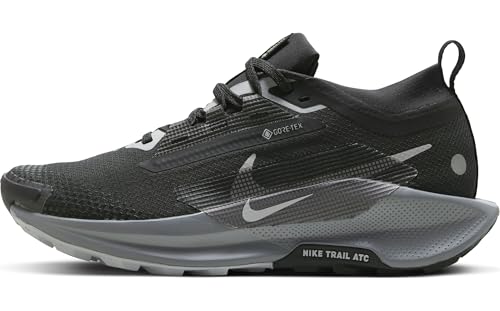 Nike Pegasus Trail 5 Gore-TEX Women's Waterproof Trail Running Shoes (FQ0912-001, Black/Cool Grey/Anthracite/Wolf Grey) Size 6