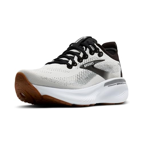 Brooks Women’s Adrenaline GTS 25 Supportive Running & Walking Shoe - White/Black/White - 7.5 Medium