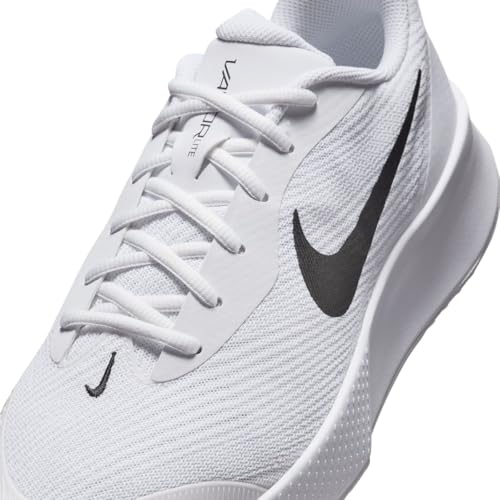Nike Men's Vapor Lite 3 Hard Court Tennis Shoes, White/Black, 10.5