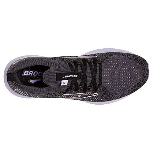Brooks Women’s Levitate StealthFit 5 Neutral Running Shoe - Black/Ebony/Lilac - 5