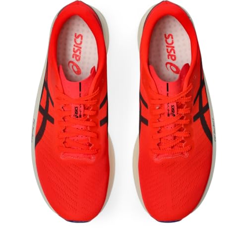 ASICS Unisex METASPEED SP 2 Track & Field Shoes, 13M / 14.5W, Flash RED/Carrier Grey