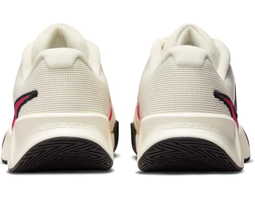 Nike GP Challenge Pro Women's Hard Court Tennis Shoes (Pale Ivory/Sail/Team Red/Rush Pink) Size 8