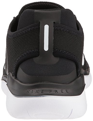 Nike Women's Free RN 2018 Black/White Running Shoe 6 Women US