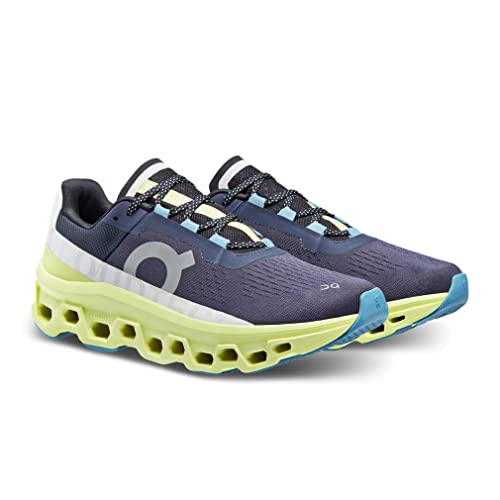 ON Men's Cloudmonster Sneakers, Iron/Hay, 8.5 US