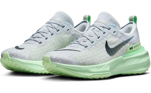 Nike Invincible 3 Women's Road Running Shoes (DR2660-009, Pure Platinum/Cool Grey/Vapor Green/Dark Obsidian) Size 7