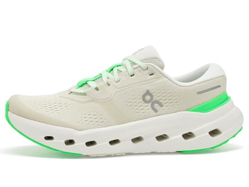 On Women's Cloudrunner 3 Ghost/Verdite 8 Wide