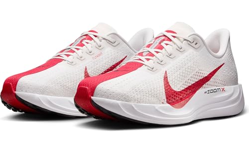 Nike Pegasus Plus Men's Road Running Shoes (FQ7262-003, Platinum Tint/Phantom/Black/University Red) Size 12