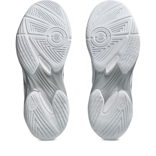 ASICS Women's Gel-Rocket 12 Volleyball Shoes, 8.5, White/Pure Silver
