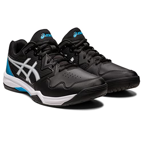 ASICS Men's Gel-Dedicate 7 Tennis Shoes, 11,Black/Island Blue