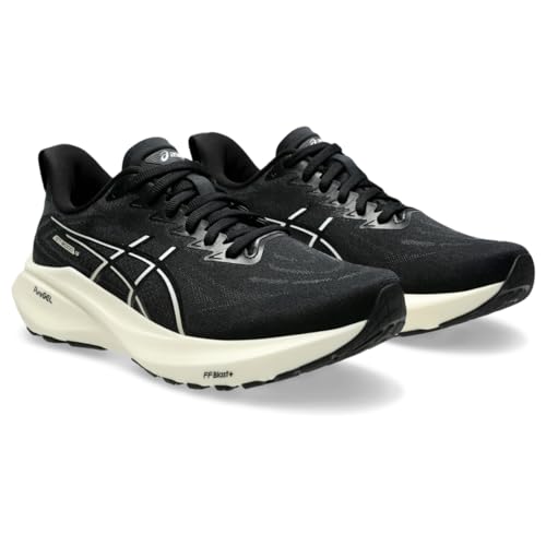 ASICS Women's GT-2000 13 Running Shoes, 9.5, Black/White