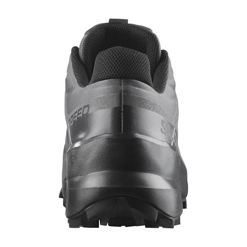 Salomon Men’s Speedcross Trail Running Shoes - Magnet/Black/Magnet - 12