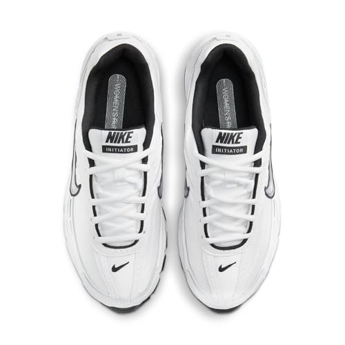 Nike Women's Initiator Shoes, White/Metallic Silver-White-Black, 7