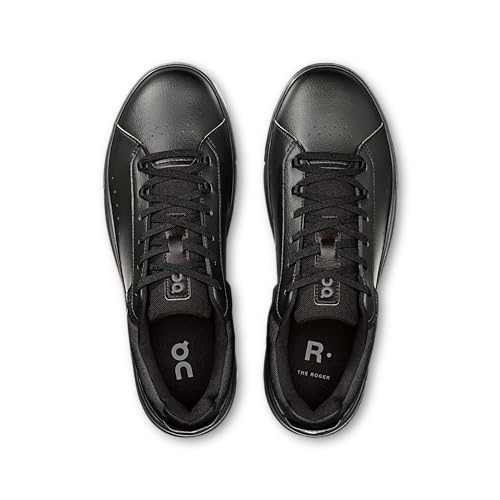 On Men's The Roger Advantage Sneakers, Black | Black, 9 Medium US