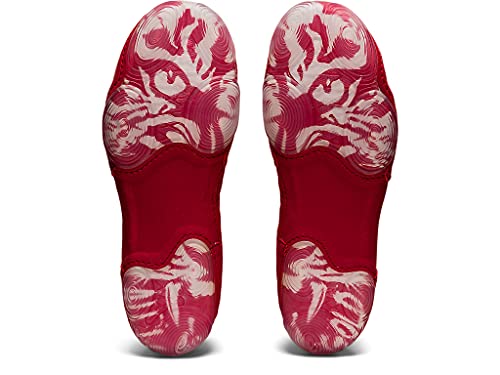 ASICS Men's JB Elite V Wrestling Shoes, 12.5, Classic RED/Beet Juice