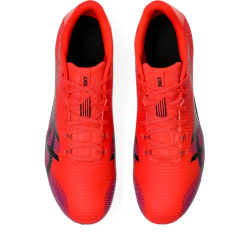 ASICS Unisex Hypersprint 8 Track & Field Shoes, 8M / 9.5W, Flash RED/Black