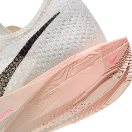 Nike Women's Vaporfly 3 Competition Running Shoes, Sail Black Crimson Tint Guava Ice, 10