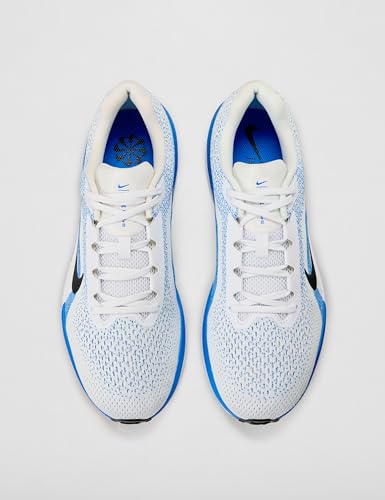 Nike Men's Winflo 11 Road Running Shoes, White/Black-Blue Hero, 11