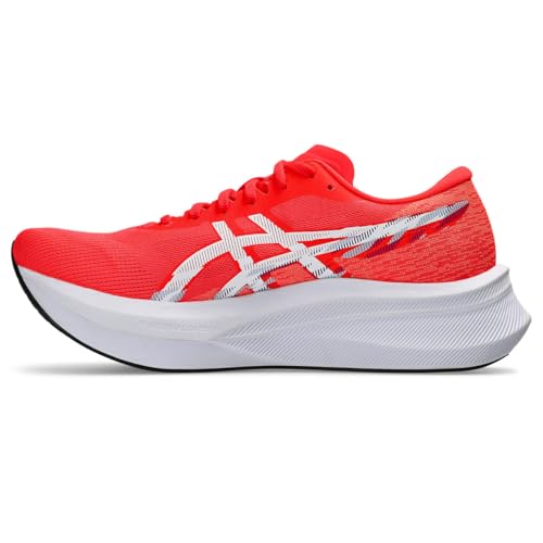 Asics Men Magic Speed 4 Running Shoe, FLASH RED/WHITE, 8 US