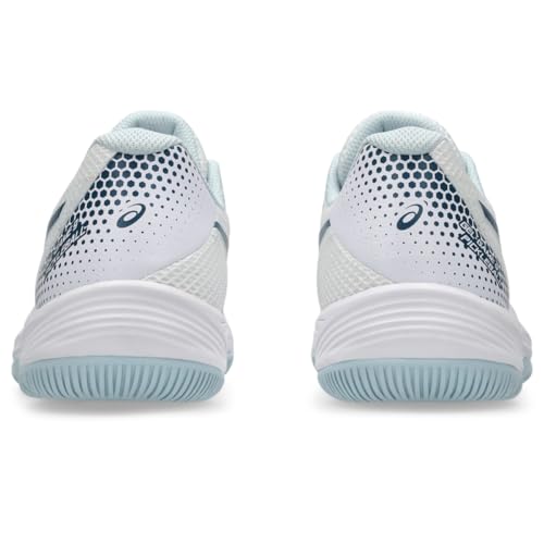 ASICS Women's Gel-Game 9 Pickleball Shoes, 10.5, White/Vintage Indigo