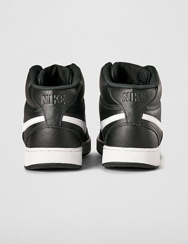 Nike Men's Court Vision Mid Next Nature Shoes, Black/White-Black, 9