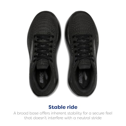 Brooks Men’s Ghost Max 3 Neutral Running & Walking Shoe - Black/Black/Ebony - 11 Medium