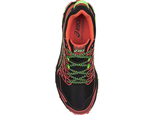 ASICS Men's Gel-Fujitrabuco 7 Running Shoes, 7.5, RED Snapper/Black
