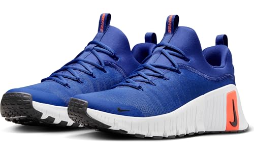 Nike Free Metcon 6 Men's Workout Shoes (FJ7127-401, Astronomy Blue/Hyper Crimson/Pale Ivory/Black) Size 11.5