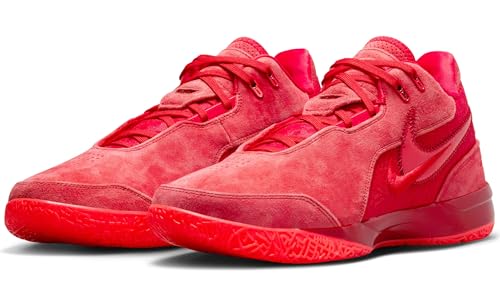 Lebron NXXT Gen AMPD Basketball Shoes (FJ1566-600, University Red/Bright Crimson) Size 8.5