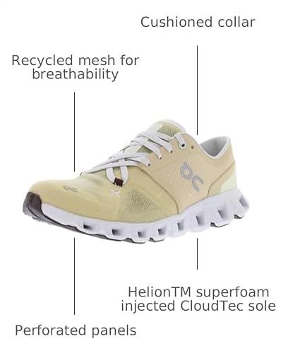 On(オン) On Cloud X 3 Women's Running Shoes, multicolor, 24.5 cm