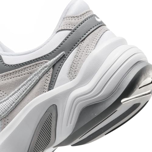 Nike Women's AL8 Shoes, White/Metallic Silver-Smoke Grey-Black, 8.5